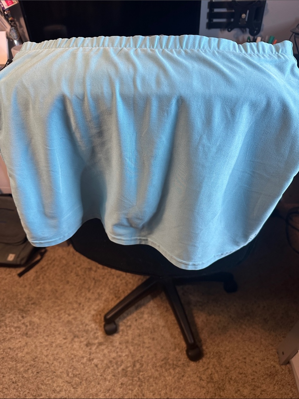 Nike DryFit Light Blue Elastic Waist Skirt